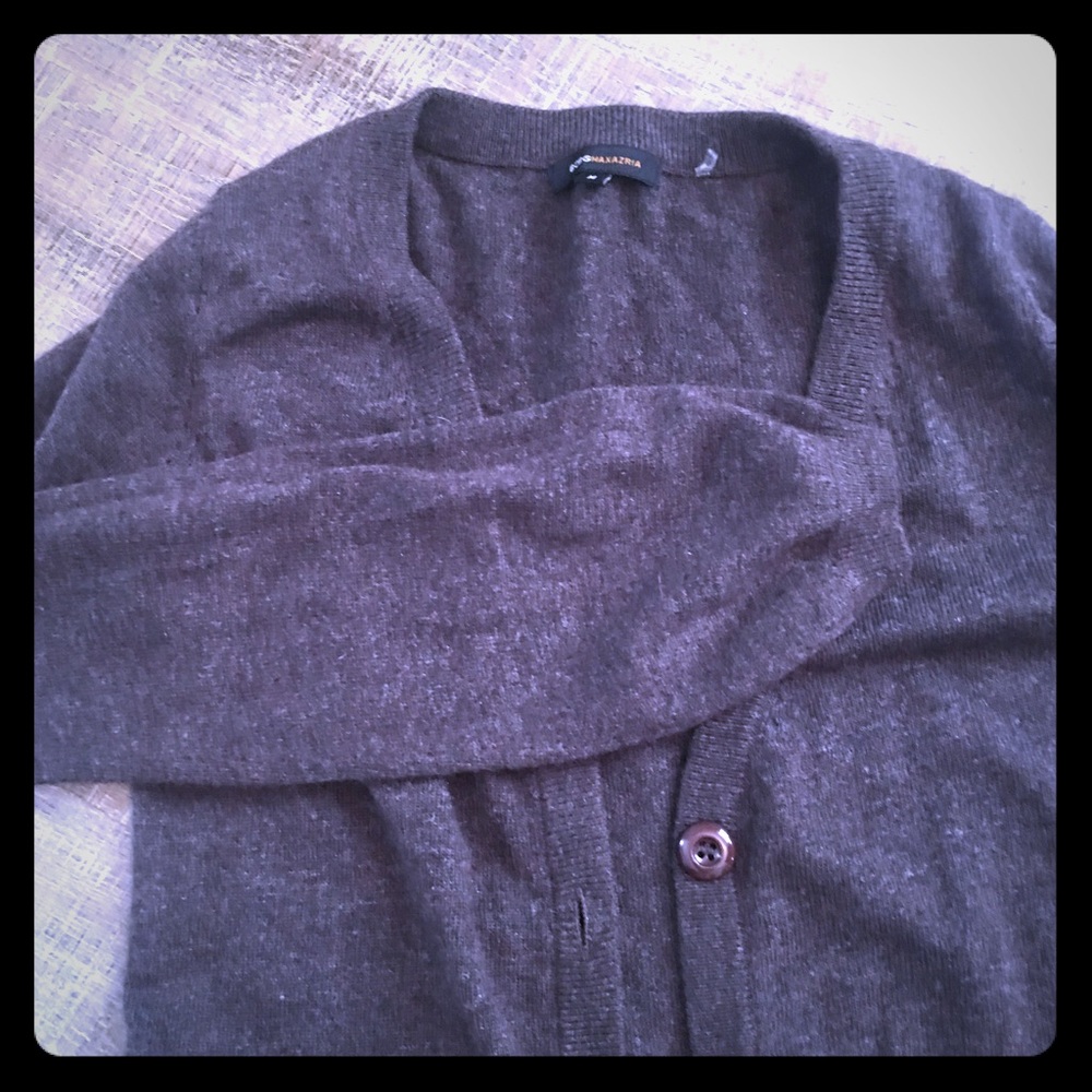 BCBG NWOT Brown Cardigan size medium